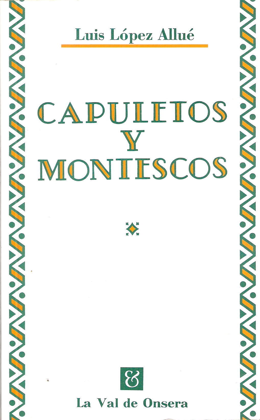 Portada de CAPULETOS Y MONTESCOS.